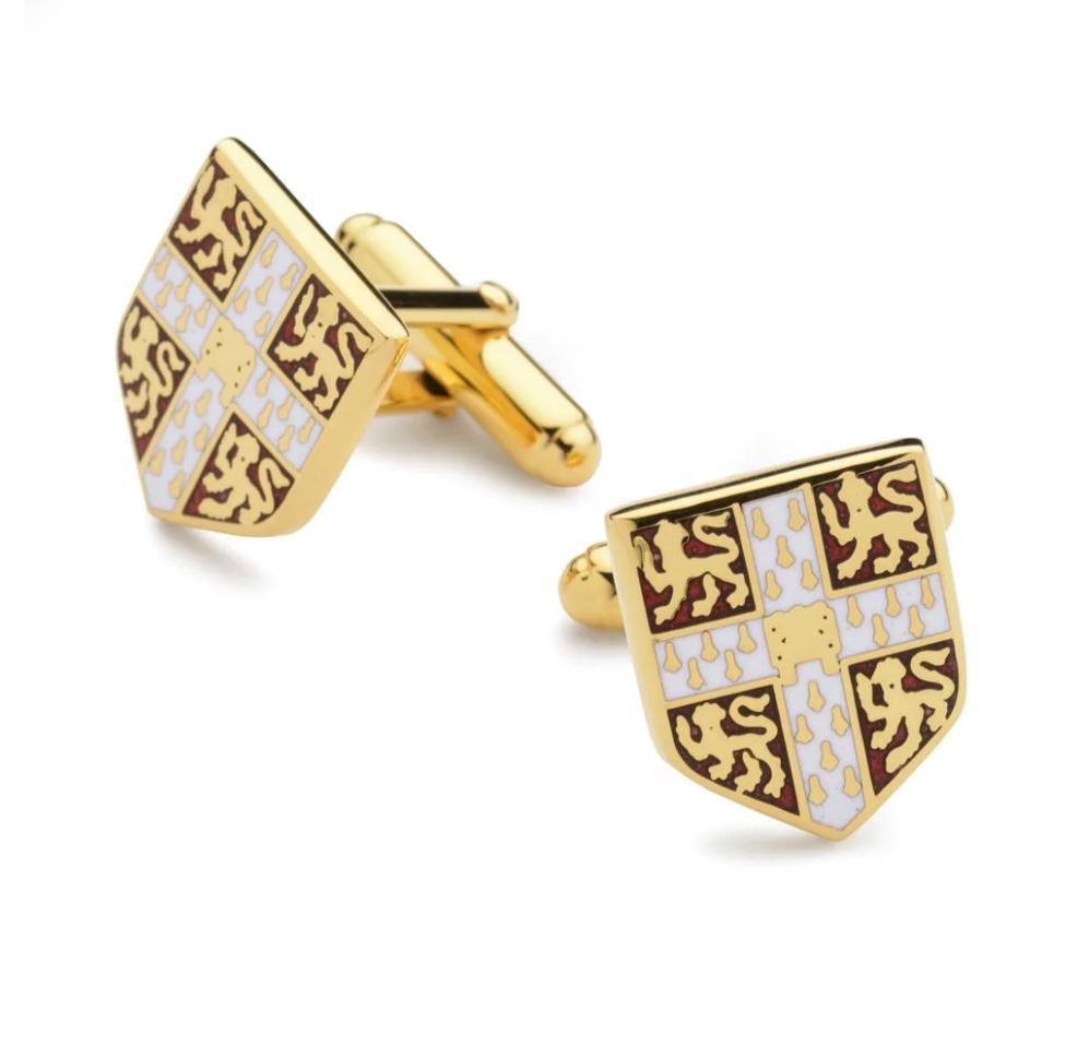 Custom Shield Cufflinks | Christ's College Cambridge | City of London | Oxford University | London University | Henry the VII