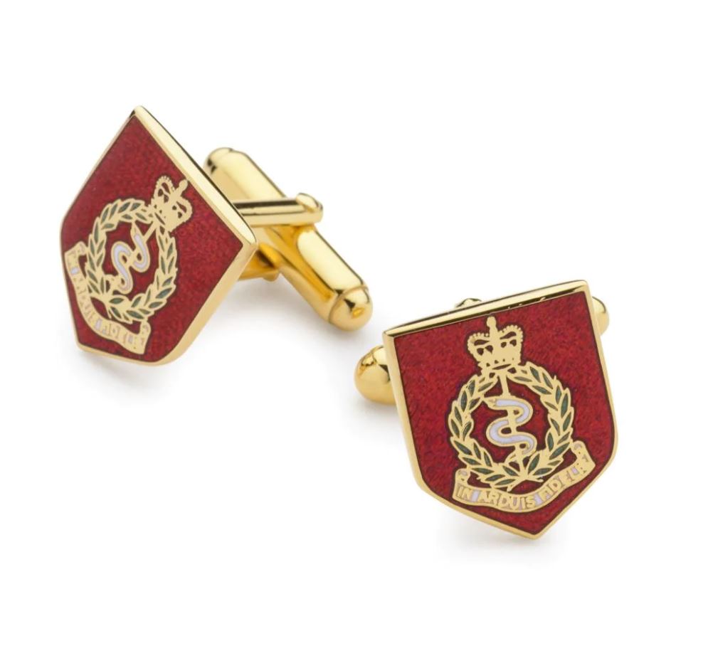 Custom Shield Cufflinks | Christ's College Cambridge | City of London | Oxford University | London University | Henry the VII
