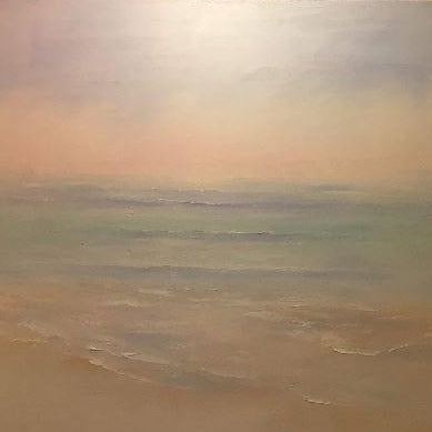 Beach Art | "Summer, Dreaming" | Original Oil Painting by Claire Howard | 40" x 30"