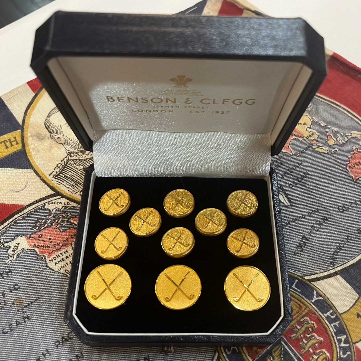 Golf Club | Gold Blazer Buttons | Blazer Button Sets | Made in England