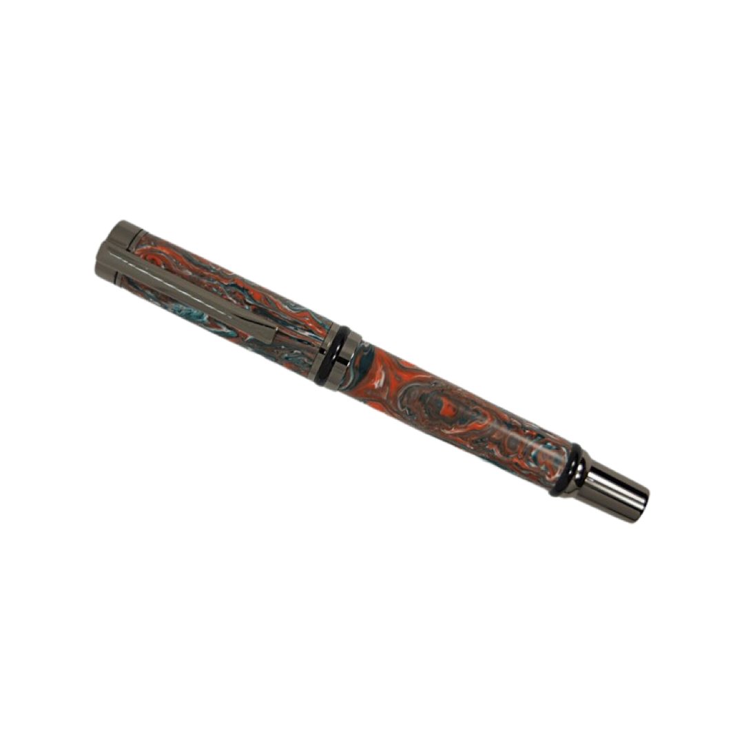 Bespoke Luxury Pens | Rollerball Pens | Custom Colour with Silver or Gold Custom Writing Instruments | Charing Cross Ltd