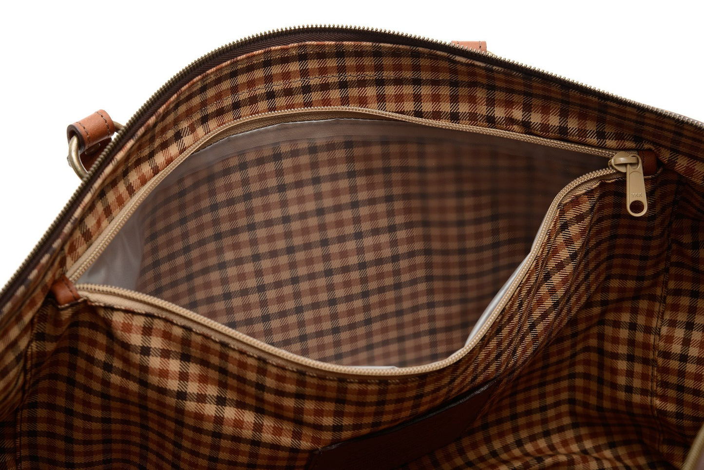 Duffel | All Leather Duffle | Twain Brown Leather Duffel | Korchmar Leather | Initials Included