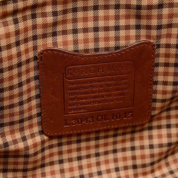 Duffel | Tan Waxed Cotton and Leather Duffle | Twain Canvas Duffle | Korchmar Leather | Initials Included