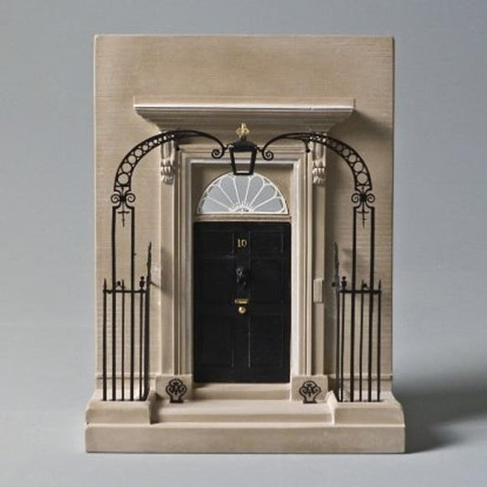 Prime Minister's 10 Downing Street Architectural Sculpture | Custom 10 Downing Street Door Plaster Model | Made in England