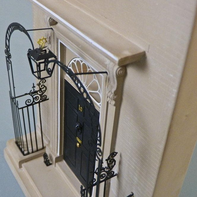 Prime Minister's 10 Downing Street Architectural Sculpture | Custom 10 Downing Street Door Plaster Model | Made in England