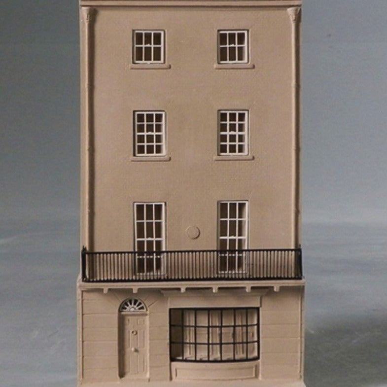 Sherlock Holmes, 221b Baker Street London Townhouse | Sherlock Holmes' Baker Street Building Sculpture | London, England | Custom Architectural Model | Made in England | Timothy Richards