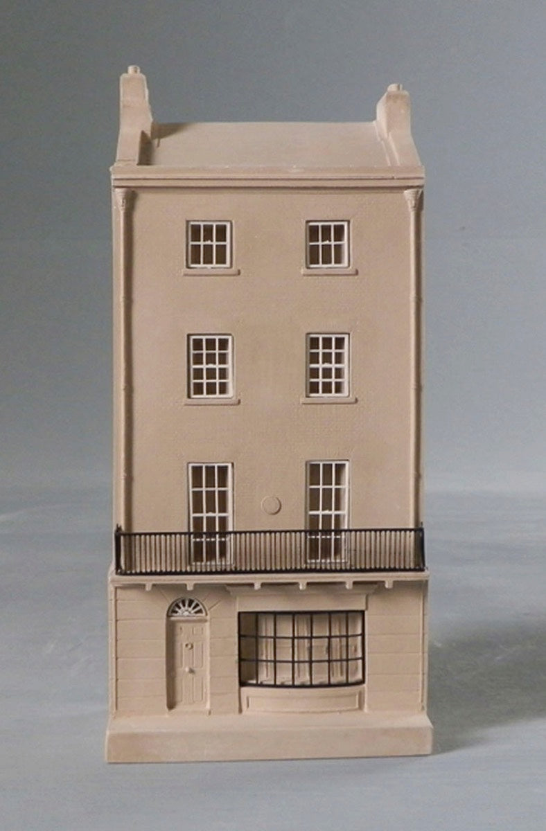 Sherlock Holmes, 221b Baker Street London Townhouse | Sherlock Holmes' Baker Street Building Sculpture | London, England | Custom Architectural Model | Made in England | Timothy Richards