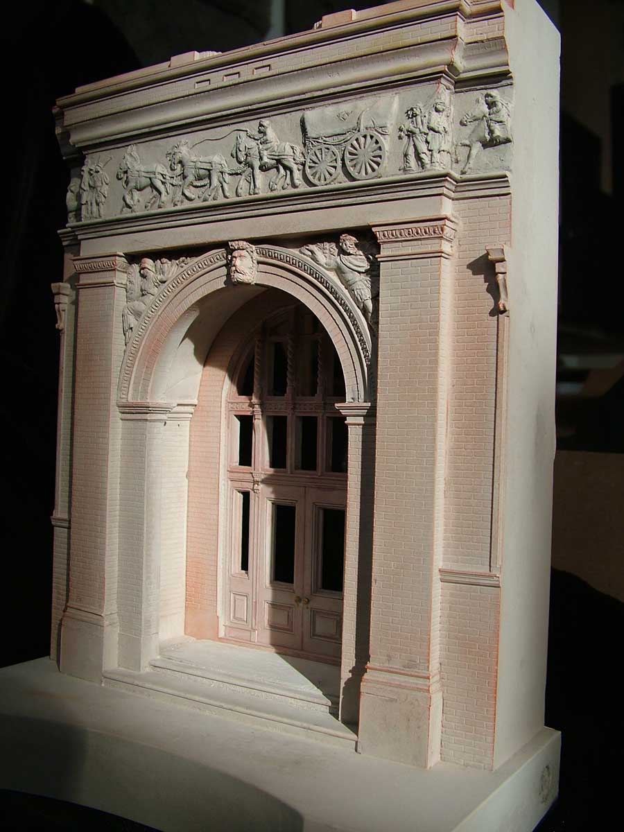 DC National Building Museum Sculpture | Custom National Building Museum Plaster Model | Made in England