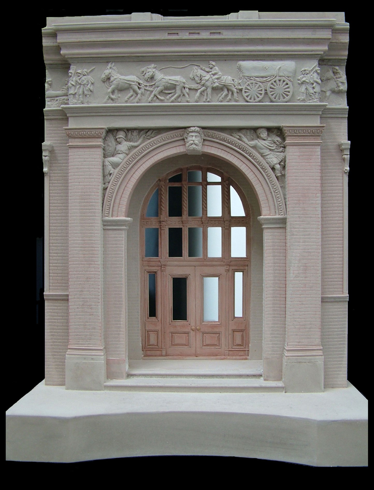 DC National Building Museum Sculpture | Custom National Building Museum Plaster Model | Made in England