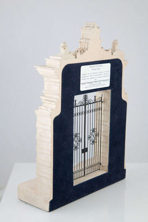 Harvard University Architectural Sculpture | Custom Harvard Bookend Plaster Model | Made in England