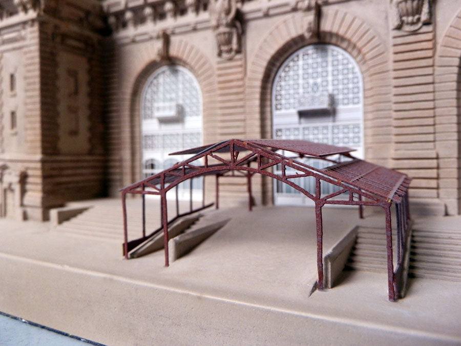 NYC Ellis Island Architectural Sculpture | Custom Ellis Island Statue | Building Model | Made in England
