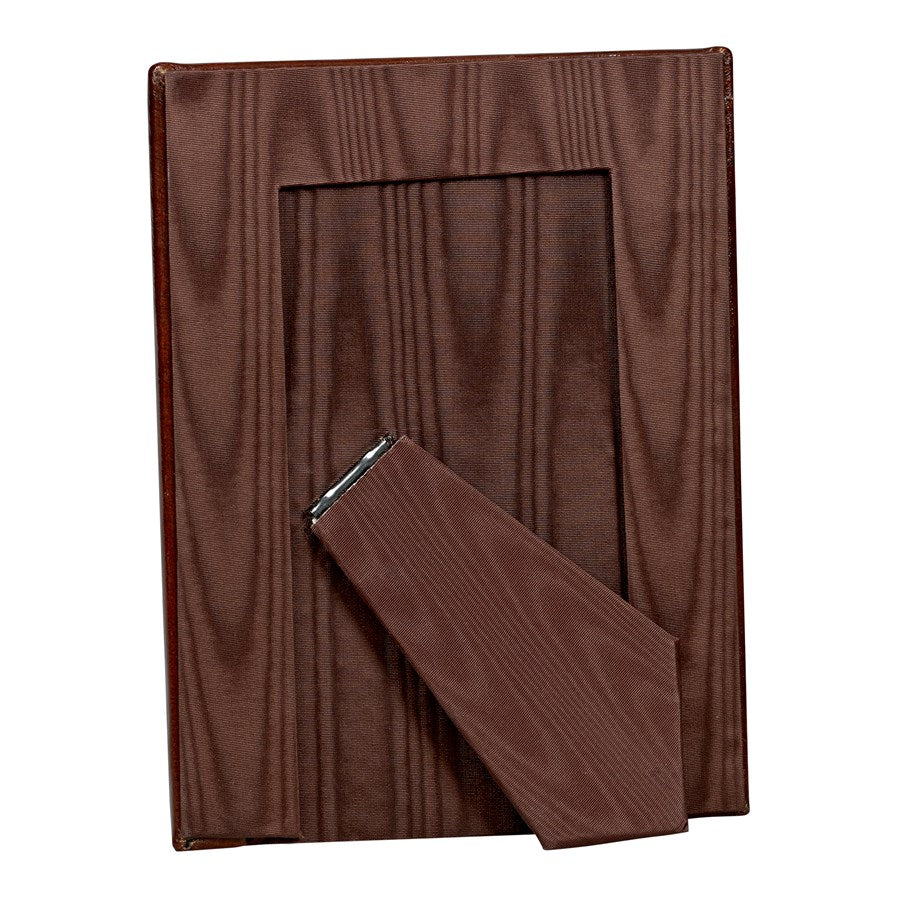 Brown Leather Desk Accessories | Hand Made in USA | Individual Luxury Leather Desk Accessories with Gold Tooling
