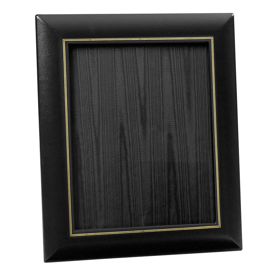 Desk Accessories | Genuine Leather | Leather Picture Frame 8 by 10 Inches | Custom Leather with Gold Tooling | Made in USA