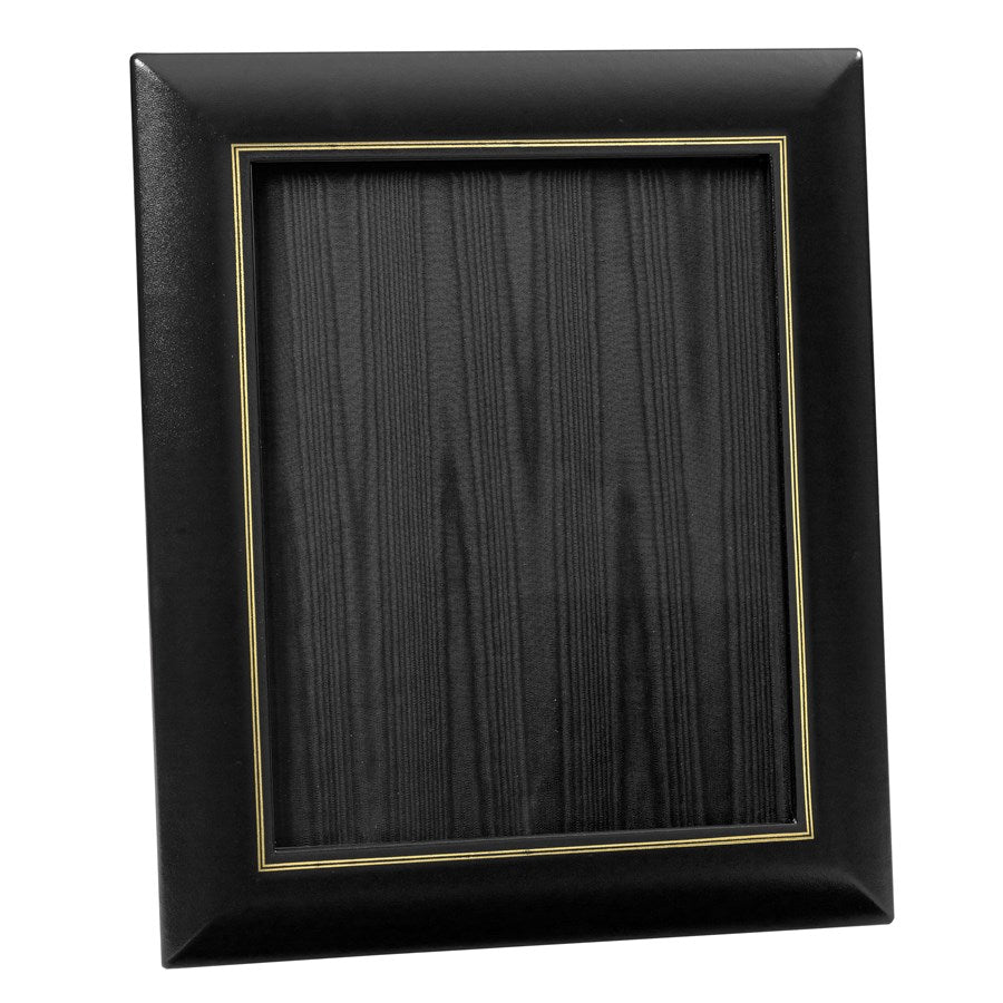 Black Leather Desk Accessories | Hand Made in USA | Individual Luxury Leather Desk Accessories with Gold Tooling