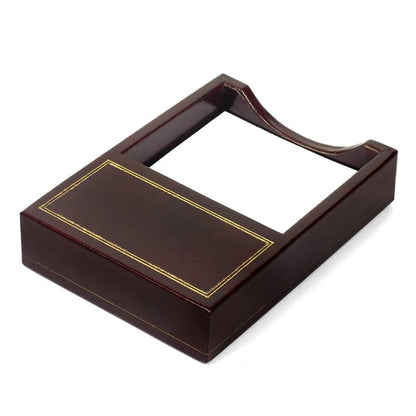 Burgundy Leather Desk Accessories | Hand Made in USA | Individual Luxury Leather Desk Accessories with Gold Tooling
