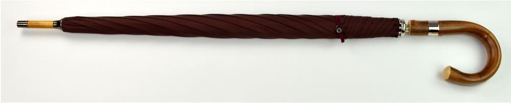 Custom Color Doorman's Umbrella | Solid Canopy | Wood Shaft | Chestnut Handle | Size 27 | Solid Colour Canopy-Doorman Umbrella-Sterling-and-Burke