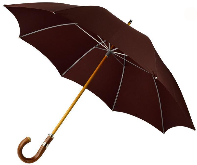 Custom Color Doorman's Umbrella | Solid Canopy | Wood Shaft | Chestnut Handle | Size 27 | Solid Colour Canopy-Doorman Umbrella-Sterling-and-Burke