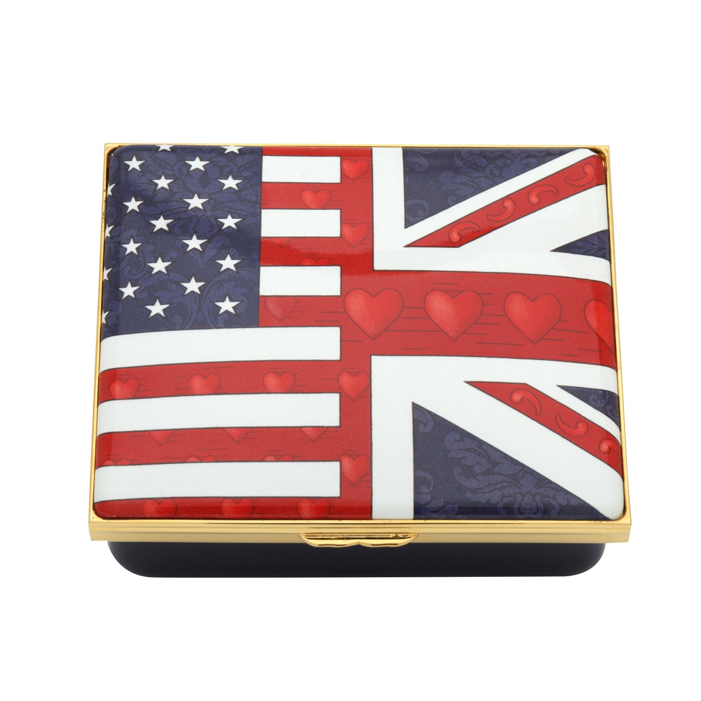 Halcyon Days A Very Special Relationship Enamel Box, Large-Enamel Box-Sterling-and-Burke
