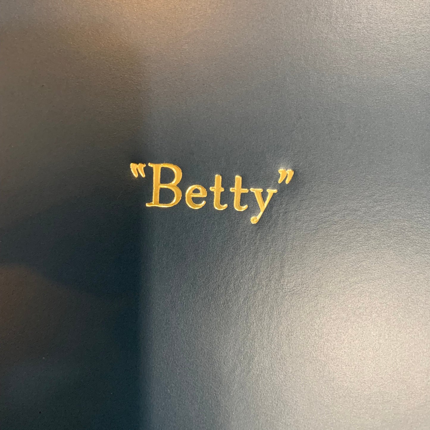 Memories Guest Book | Elizabeth P. Imirie | 10 by 8 inches | 3 Lines of Gold Text on Polished Calf | Ruled Pages | Charing Cross