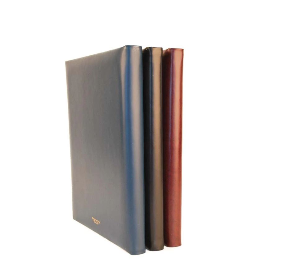 Memories Guest Book | Elizabeth P. Imirie | 10 by 8 inches | 3 Lines of Gold Text on Polished Calf | Ruled Pages | Charing Cross