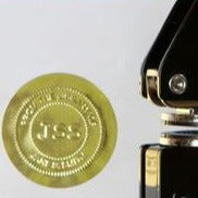 Paper Embosser | Black Cast Iron with Brass | Embosser with Finest Quality Brass Die