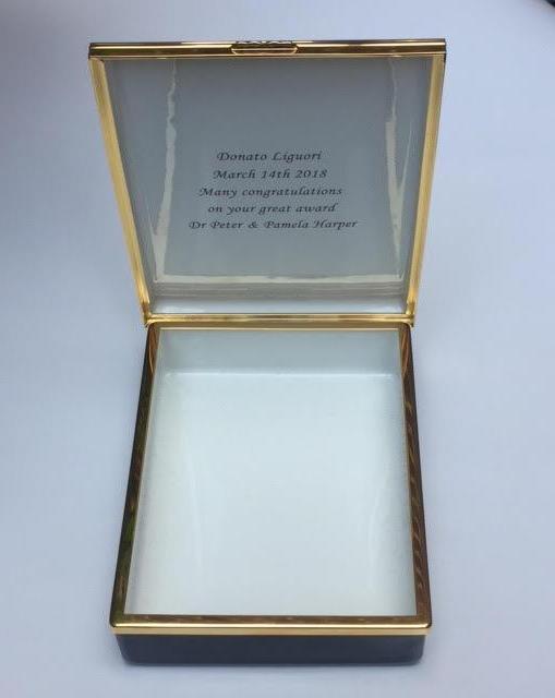 Halcyon Days Custom 5 Inch Enamel Box, Bespoke Order-Enamel Box-Sterling-and-Burke