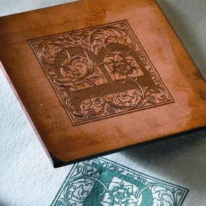 "" Copper Engraving Plate $140 | Copper Engraving Plate for Engraved Stationery | Logo or Monogram | Sterling and Burke-Sterling-and-Burke