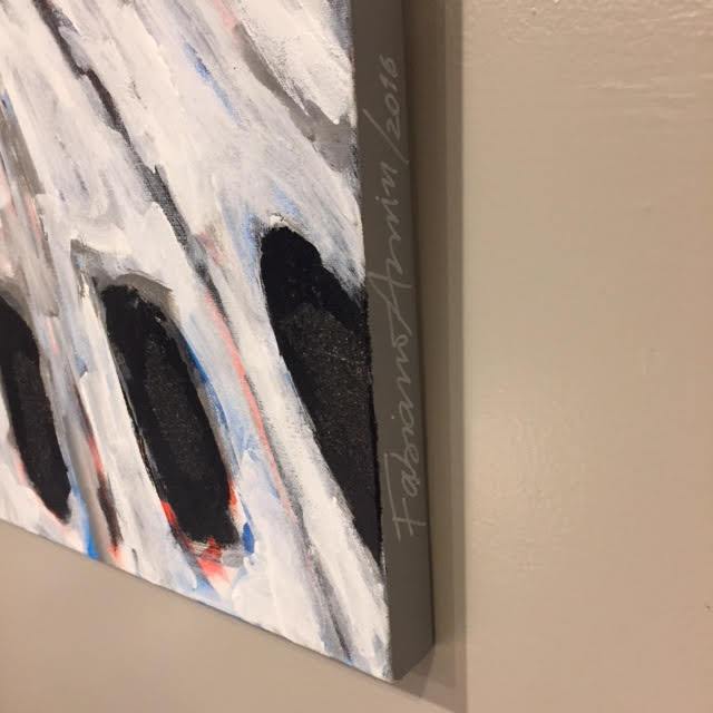 Art | Capitol Dome | Acrylic on Canvas by Fabiano Amin | 40" x 30"-Acrylic Painting-Sterling-and-Burke