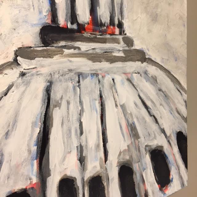 Art | Capitol Dome | Acrylic on Canvas by Fabiano Amin | 40" x 30"-Acrylic Painting-Sterling-and-Burke