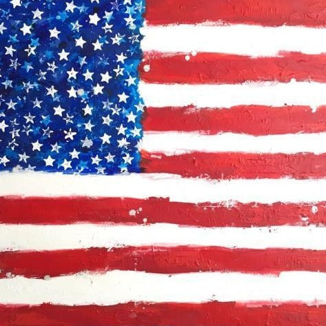 Art | America 2015 | Acrylic Mixed on Gallery Canvas by Fabiano Amin | 36" x 48"