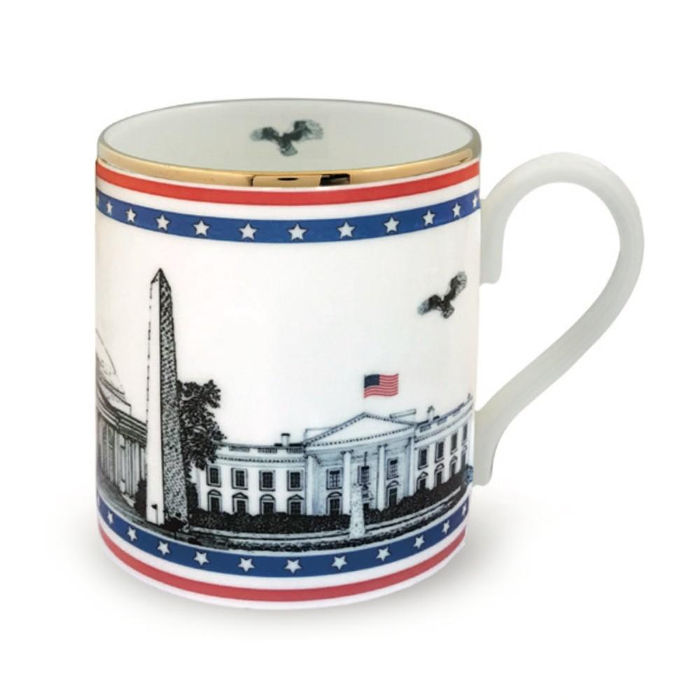 Halcyon Days Washington Landmarks Mug-Bone China-Sterling-and-Burke