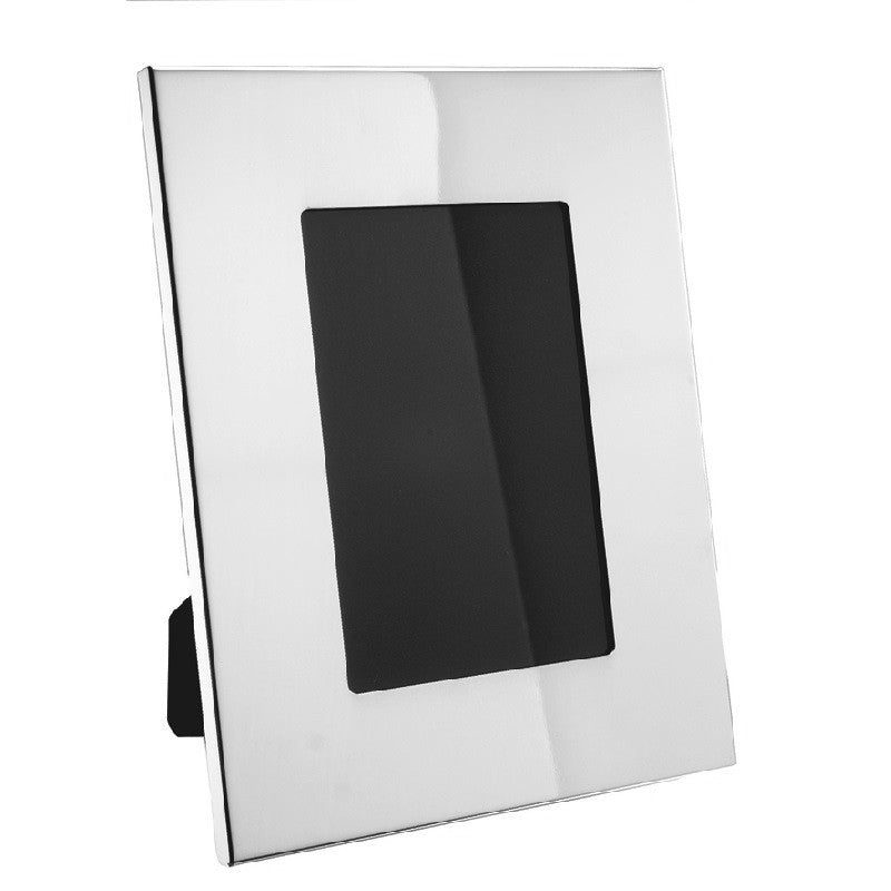 4 x 6 Pewter Picture Frame | Wide Border | Solid Pewter | Hand Engraved | Made in USA