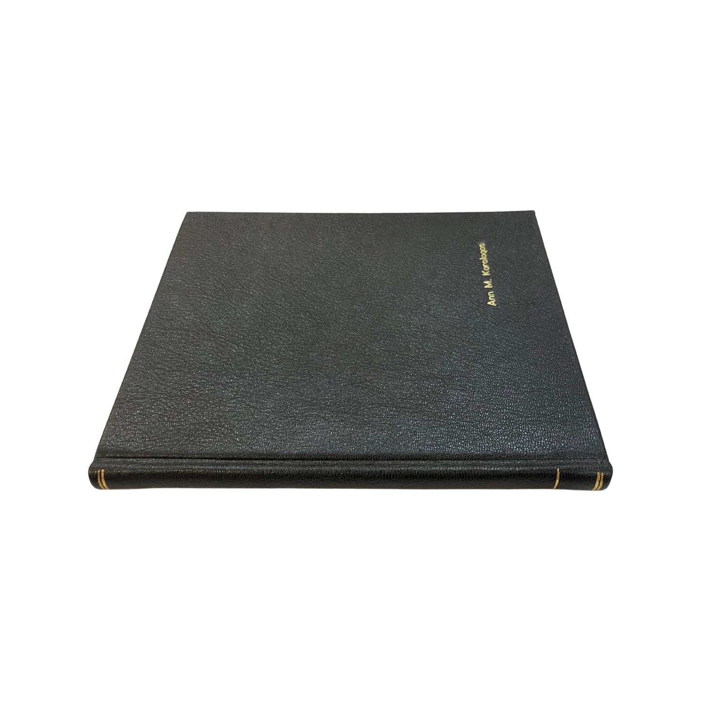 Joseph Gawler's Sons | Bespoke Funeral Book | Personalized in Gold