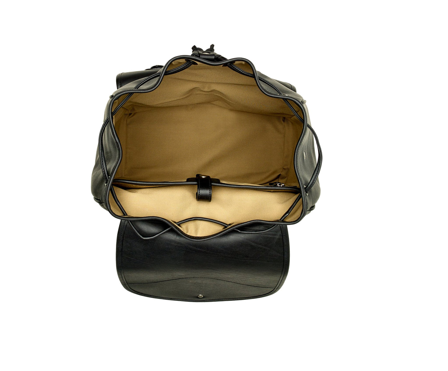 No. 278 The Blazer | All Leather Back Pack | Black Leather | GHURKA, USA Leather