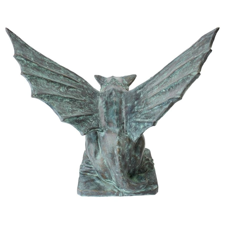 Protection Providing Bronze Gargoyle Sculpture