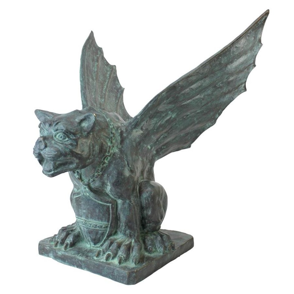 Protection Providing Bronze Gargoyle Sculpture