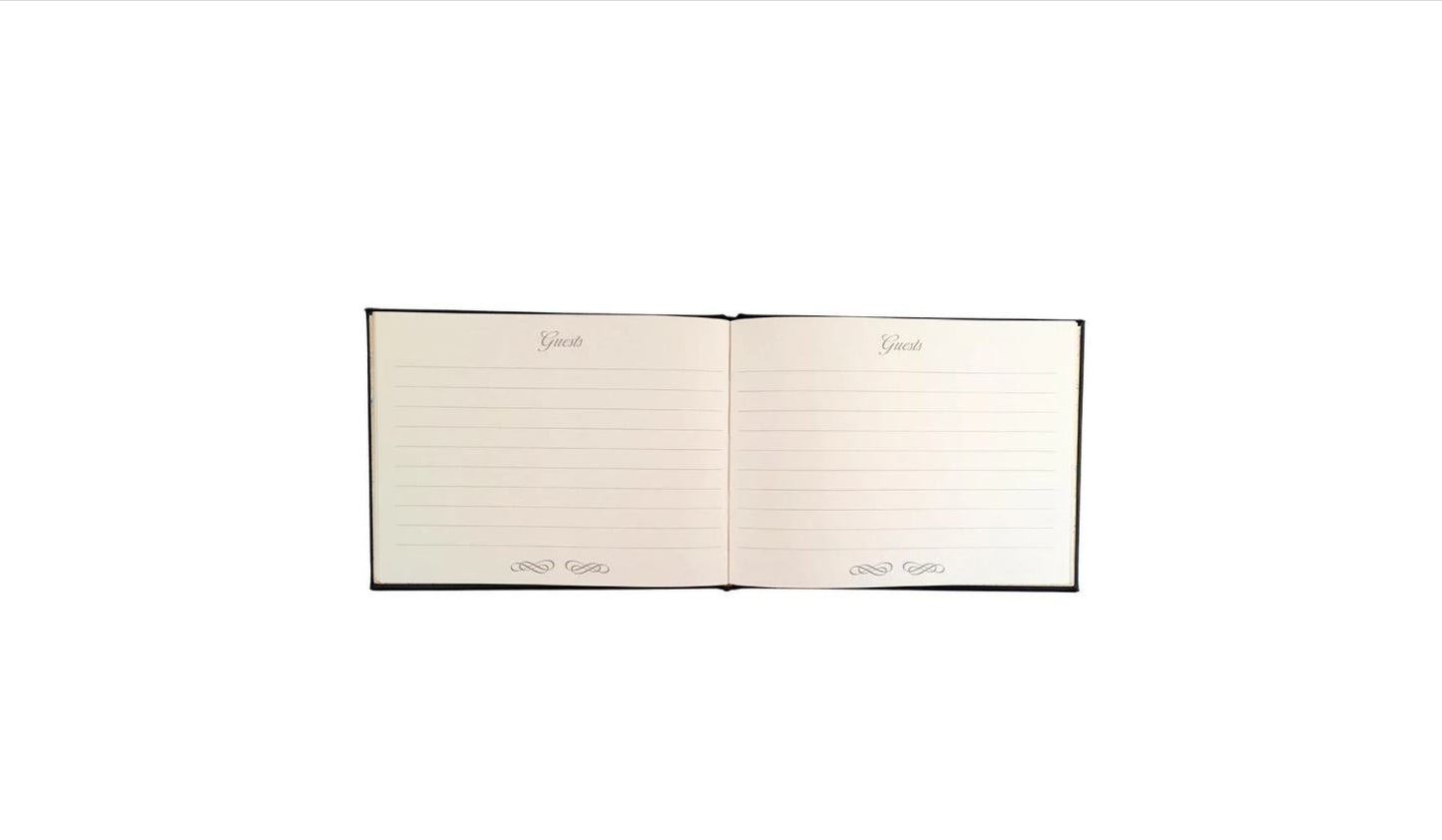 Joseph Gawler’s Sons | Funeral Service Guest Book | Small No.1 | Calf Leather with Full Name Engraved in Gold