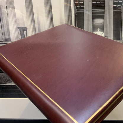 Joseph Gawler’s Sons | Funeral Service Guest Book | Medium, No.2 | Calf Leather with Gold Engraved Names and Dates