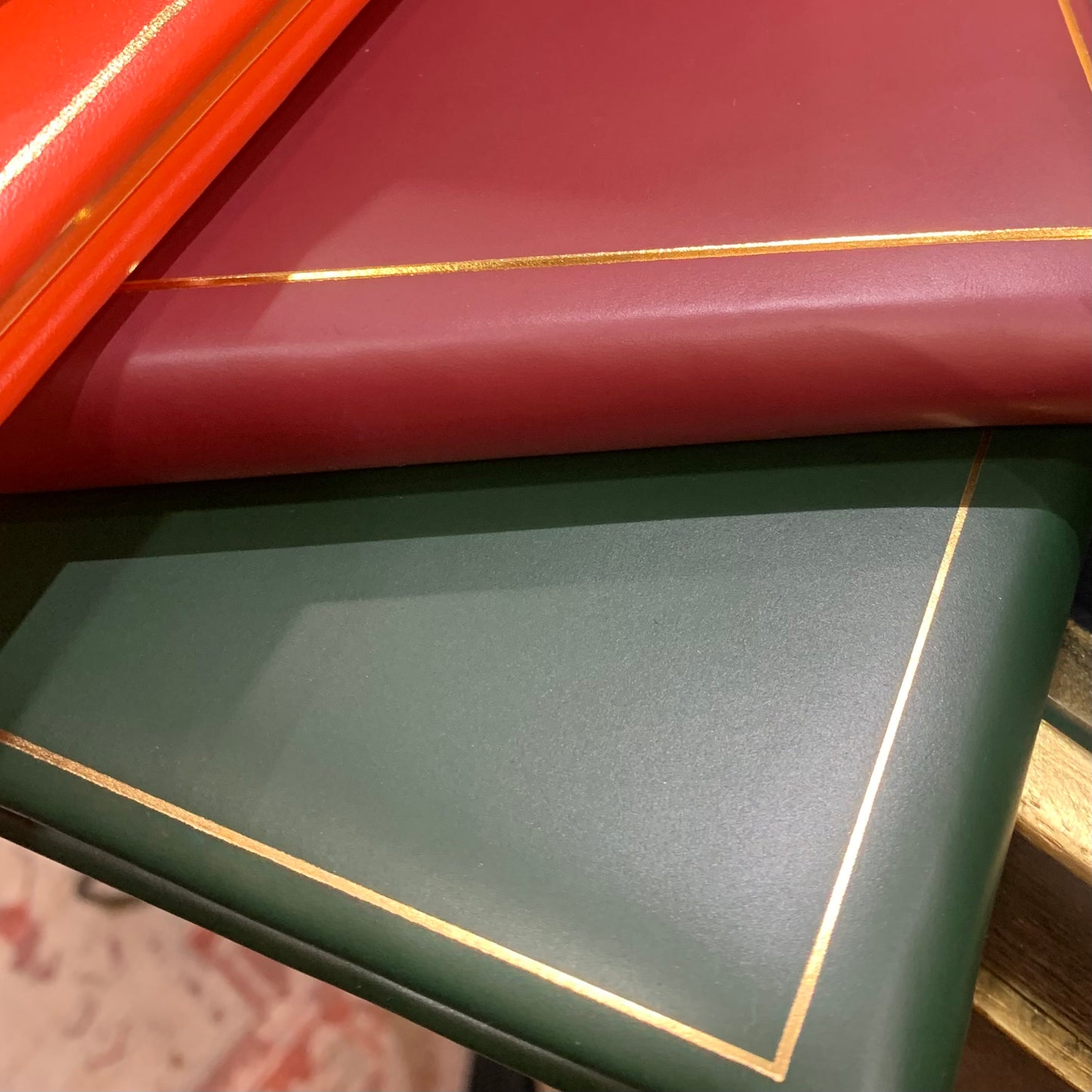 Joseph Gawler’s Sons | Funeral Service Guest Book | Small No.1 | Calf Leather with Full Name Engraved in Gold