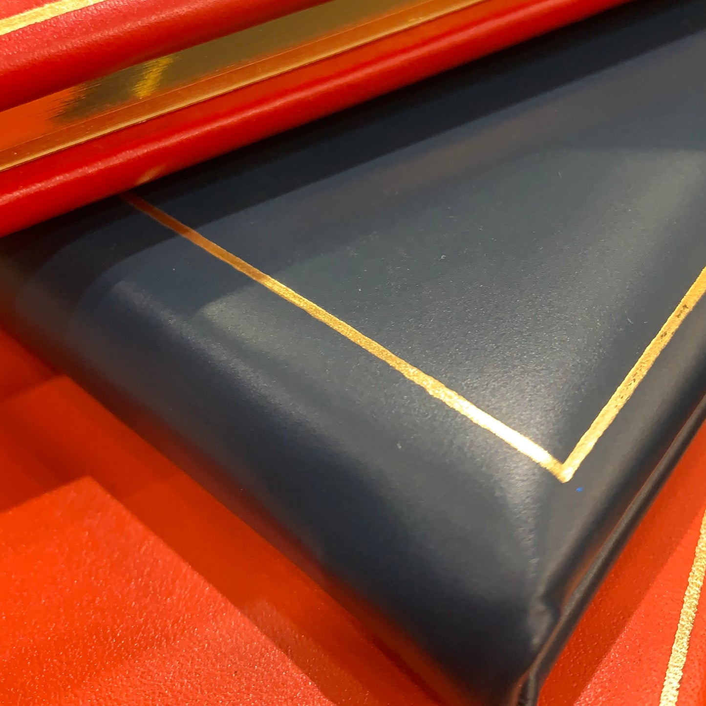 Joseph Gawler’s Sons | Funeral Service Guest Book | Small No.1 | Calf Leather with Full Name Engraved in Gold