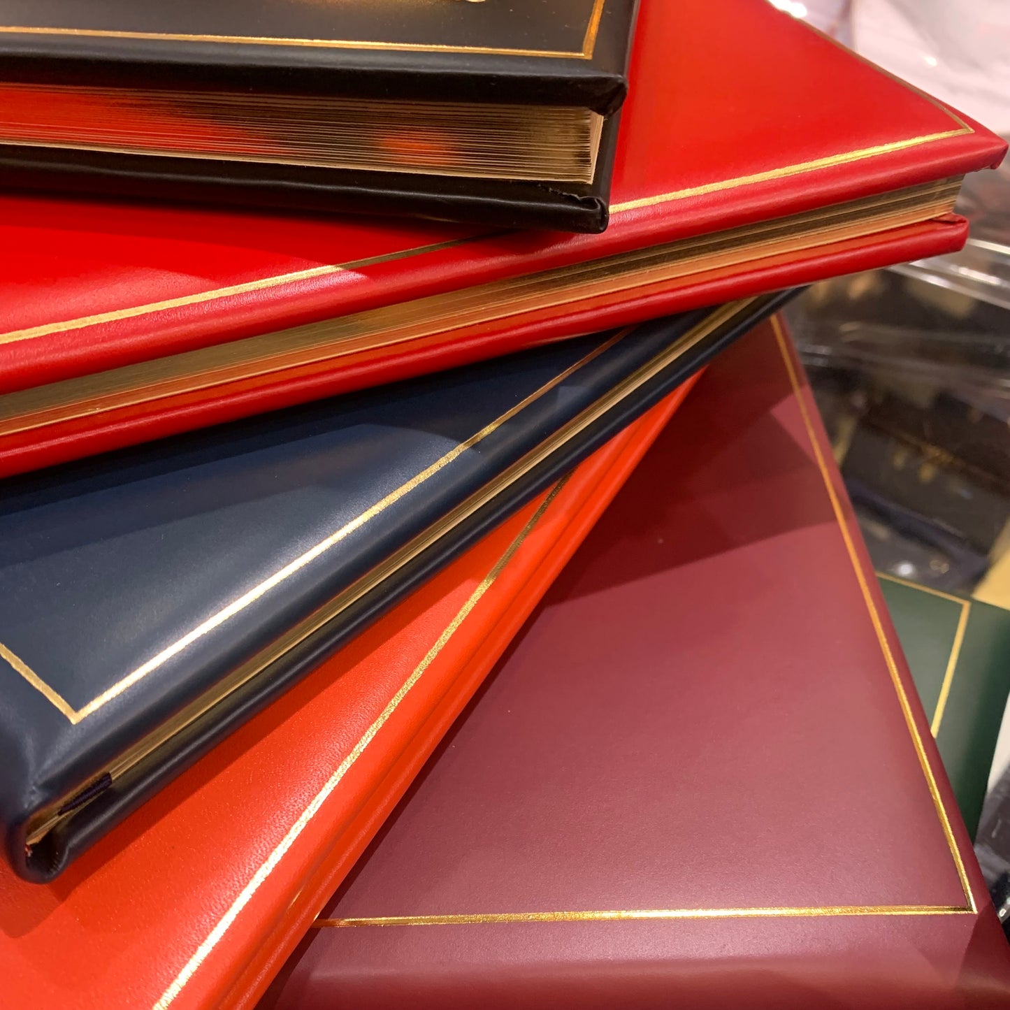 Joseph Gawler’s Sons | Funeral Service Guest Book | Small No.1 | Calf Leather with Full Name Engraved in Gold