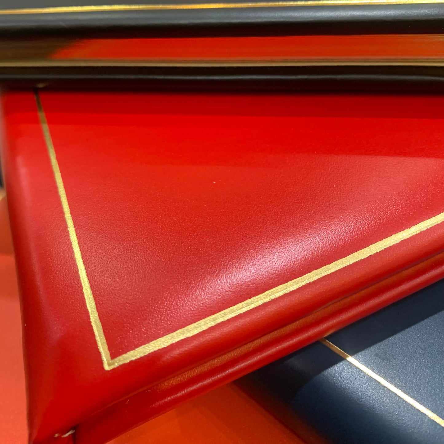 Joseph Gawler’s Sons | Funeral Service Guest Book | Small No.1 | Calf Leather with Full Name Engraved in Gold