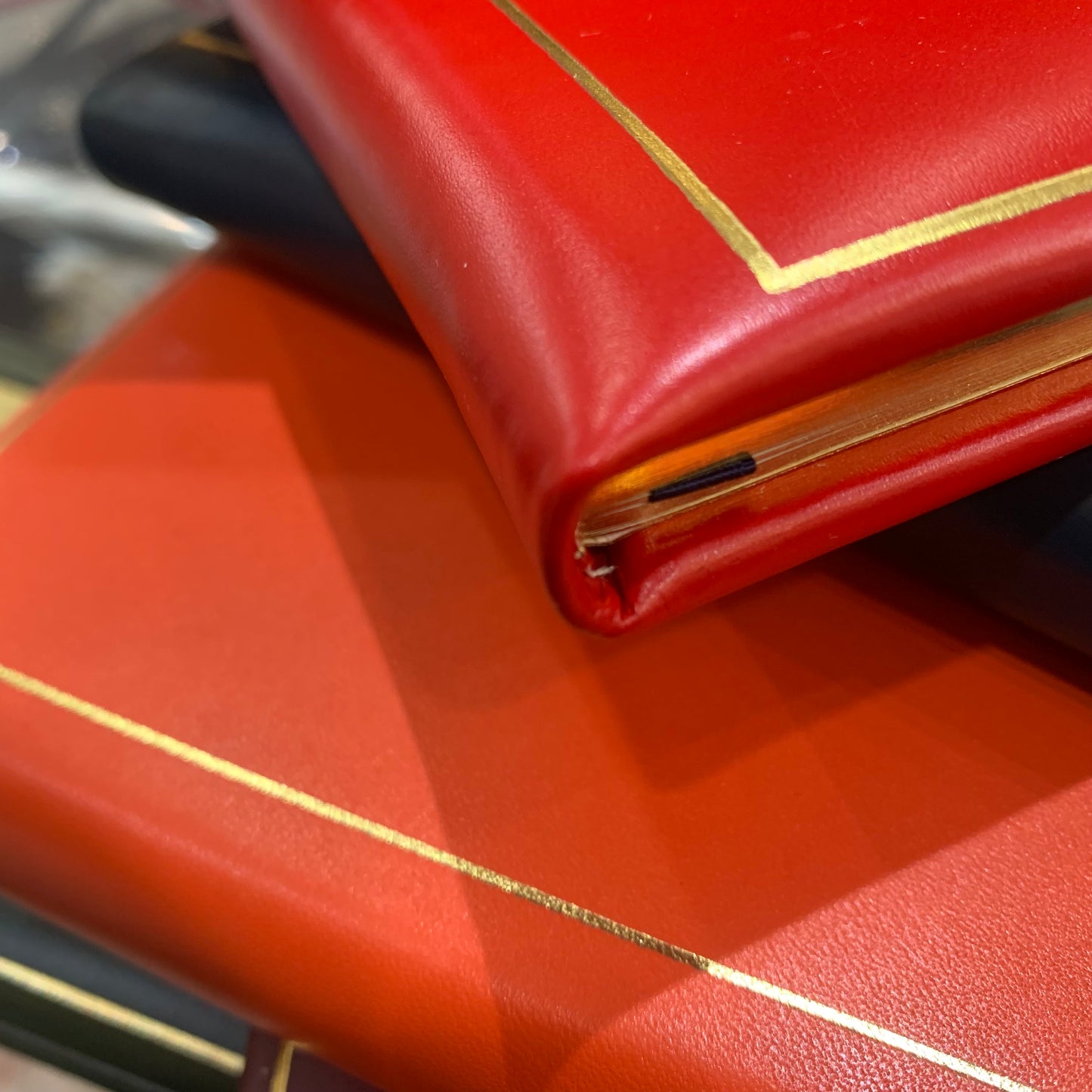 Joseph Gawler’s Sons | Funeral Service Guest Book | Small No.1 | Calf Leather with Full Name Engraved in Gold
