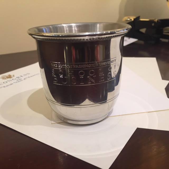 George Washington University | Pewter Gift with Engraved Crest | The George Washington University-Corporate Gifts-Sterling-and-Burke