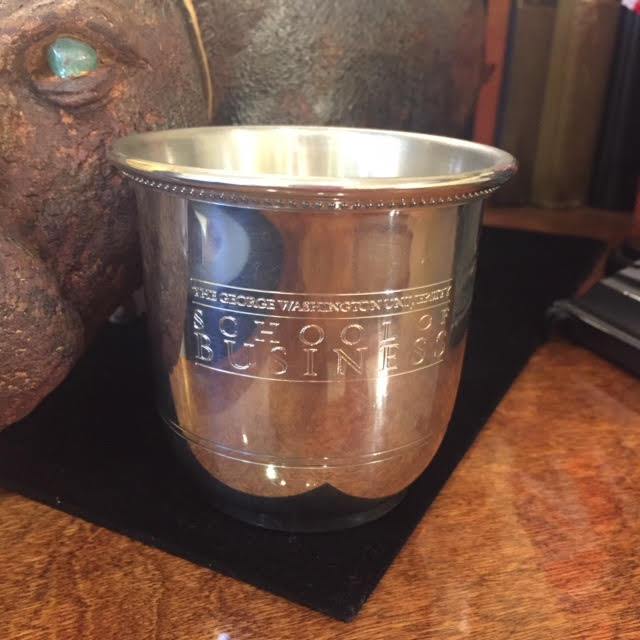 George Washington University | Pewter Gift with Engraved Crest | The George Washington University-Corporate Gifts-Sterling-and-Burke