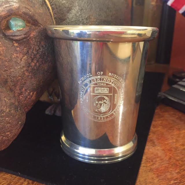 George Washington University | Pewter Gift with Engraved Crest | The George Washington University-Corporate Gifts-Sterling-and-Burke