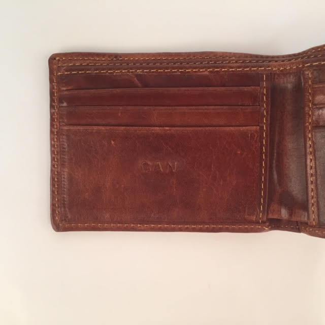 Needlepoint Collection | Georgetown University Needlepoint Bi-Fold Wallet | Hip Wallet | Hoya | Blue and Grey | Smathers and Branson-Wallet-Sterling-and-Burke