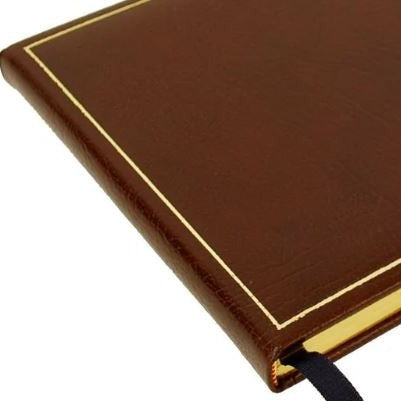 Personalized Guest Book / Notebook / Memory Book | Superior Quality | Classic Luxury | 9 by 7 Inches | Blank Pages | Charing Cross