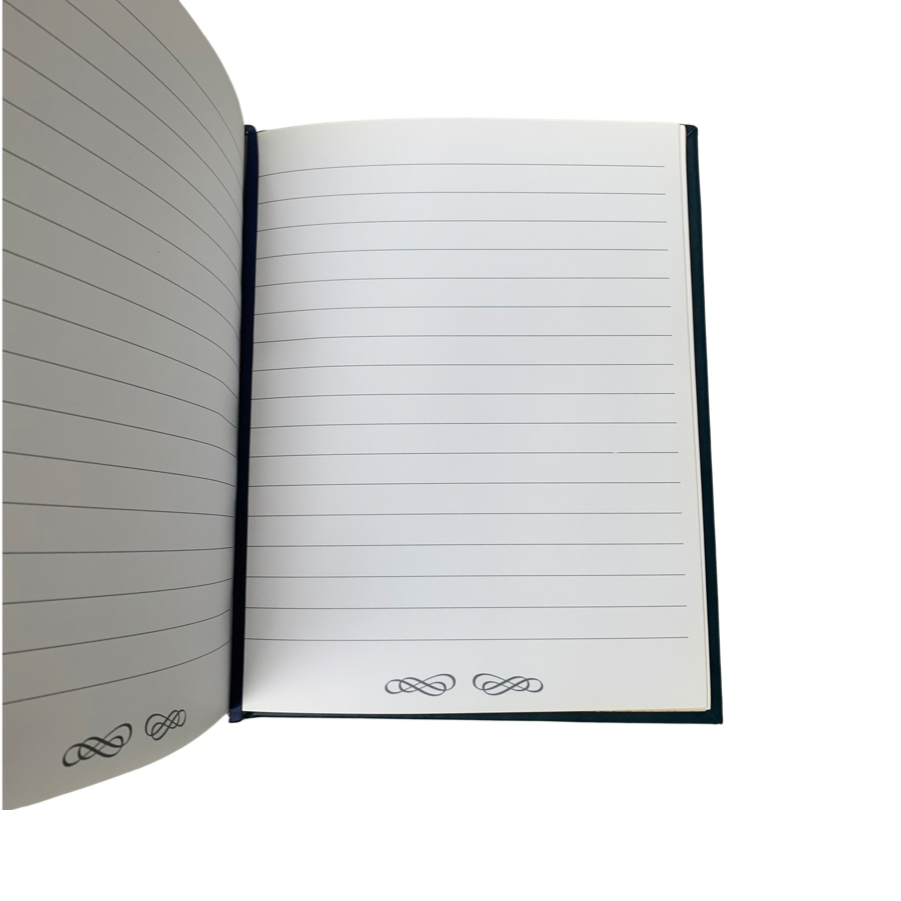 Guest Book | Finest Quality Leather | Gold Tooling | Vertical | 10 by 8 Inches