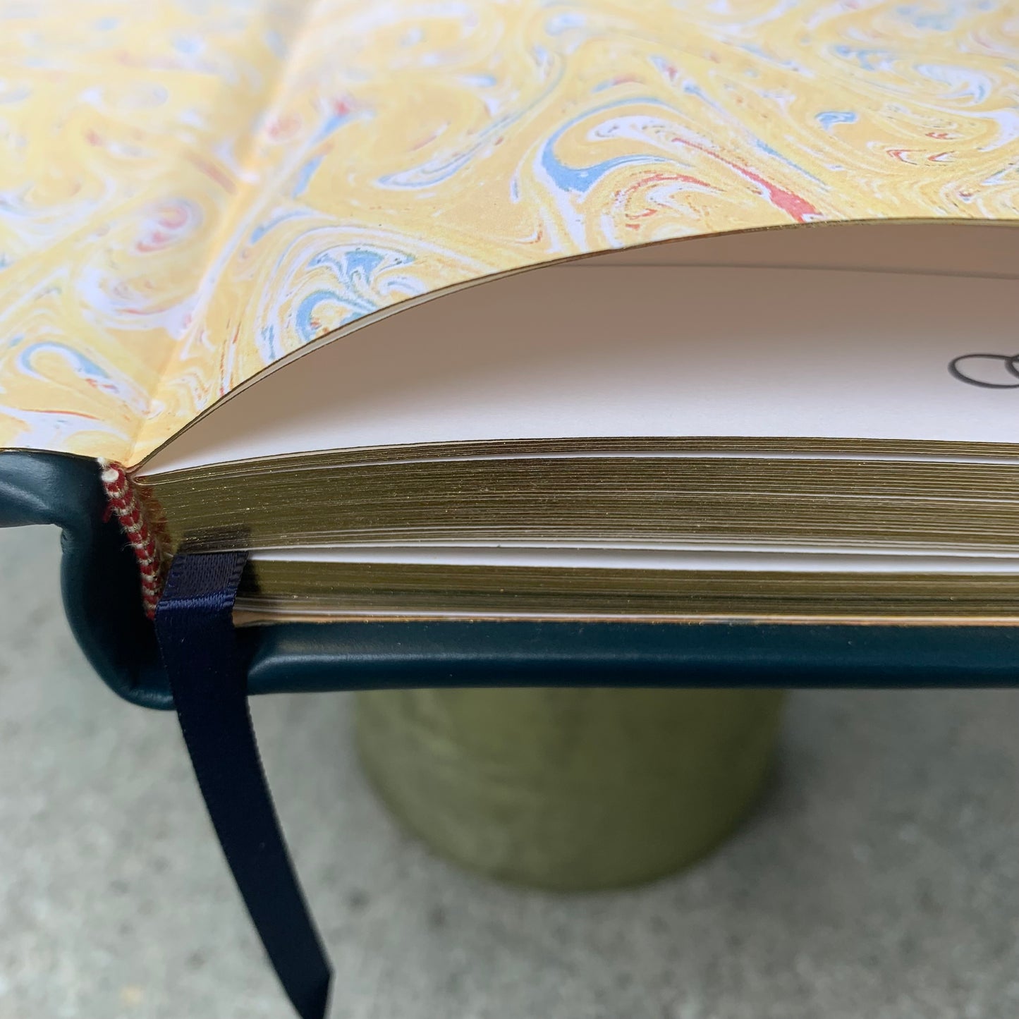 Guest Book | Finest Quality Leather | Gold Tooling | Vertical | 10 by 8 Inches